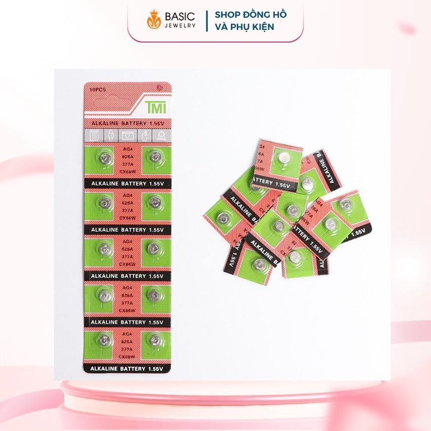 แบตเตอรี่อัลคาไลน์ 1.5V แบตเตอรี่นาฬิกาสากล AG4 377A CX177 LR626W