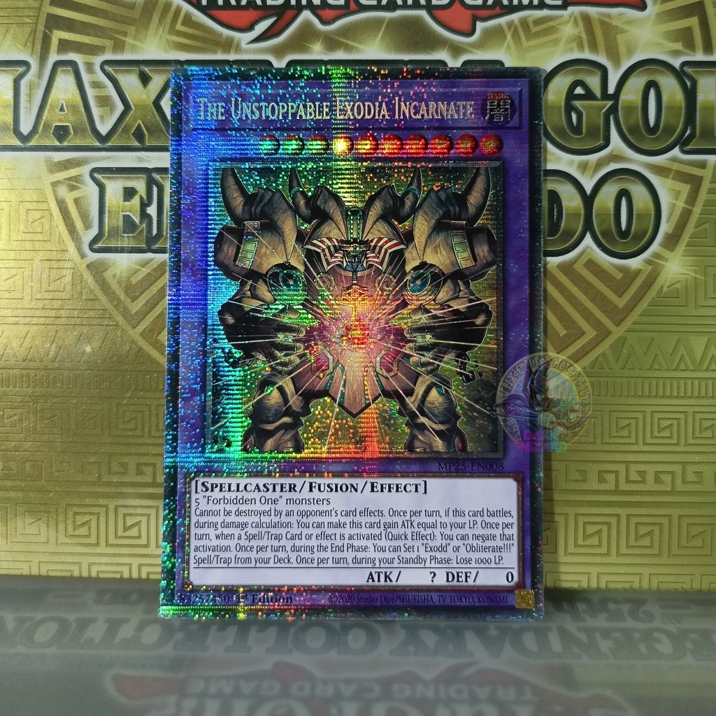 The Unstoppable Exodia Incarnate – MP25-EN008 – Starlight Rare [การ์ด Yugioh]