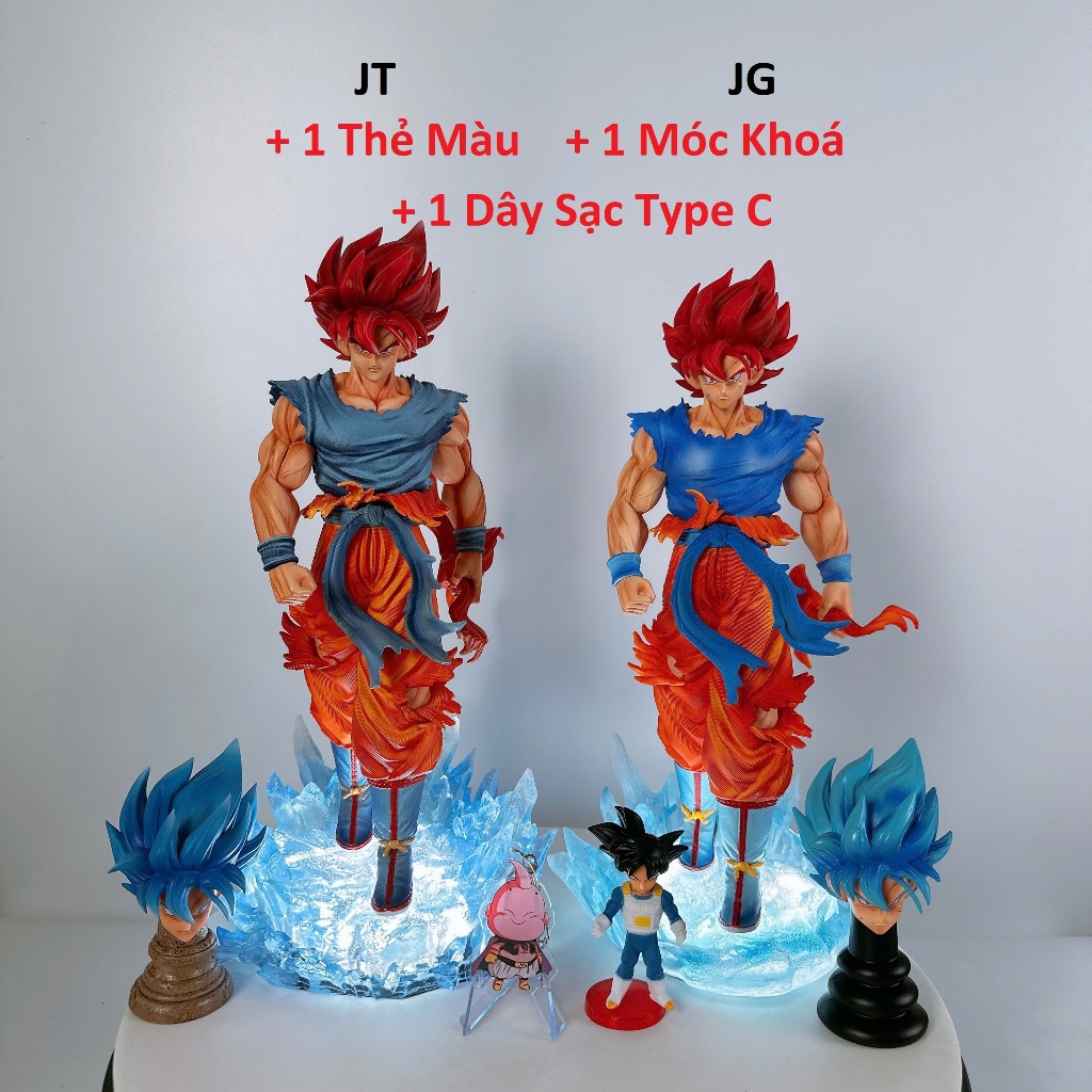 GOKU SSJ BLUE ,GOKU GOD JT- JG STUDIO 33CM Ongchumohinh888 MH1688 รุ่น