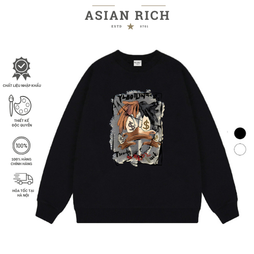 Asian Rich Premium Dollar Duck Street Quality Sweater