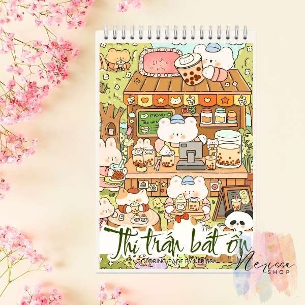 ภาพระบายสี A4 & A5 Unstable Town