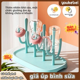 Youkebei Giá Đựng Bình Sữa Đa Năng Tháo Rời-Tiện Mang Theo, Giữ Khô Vệ Sinh &Tổ Chức Phụ Kiện Cho Bé