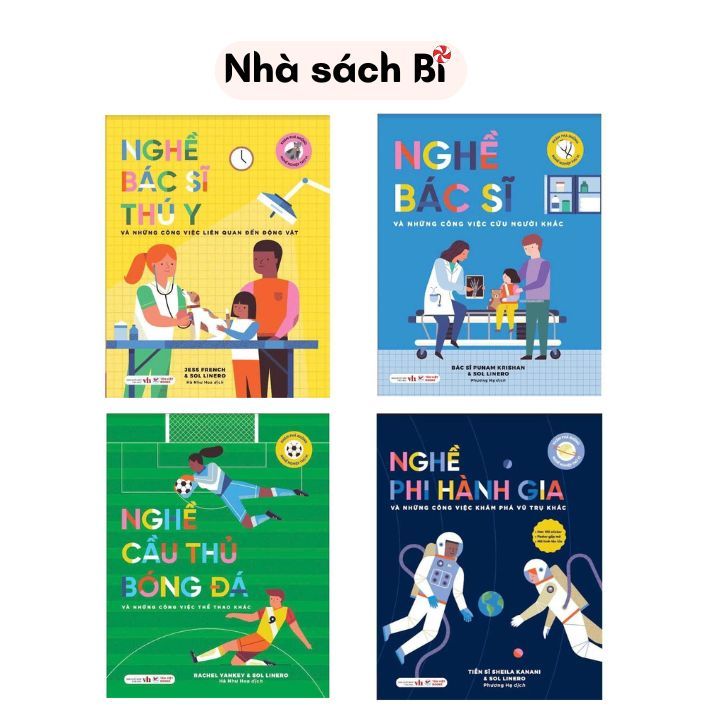 Book Exploring - นักฟุตบอล, หมออาชีพ, หมอสัตวแพทย์, นักบินอวกาศ - Tan Viet