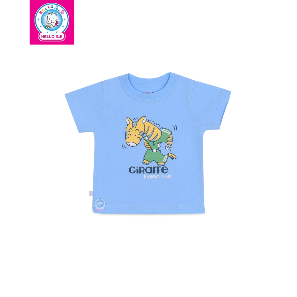 เสื้อคอปกแขนสั้น AL0479- HELLO BnB