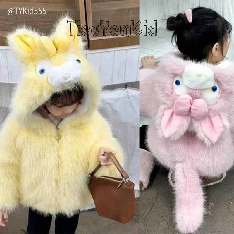 เสื้อผ้าเด็กผู้หญิง เสื้อโค้ทขนสัตว์เด็ก 2 สี 9-25กก. AK555 Tieu Yen KID