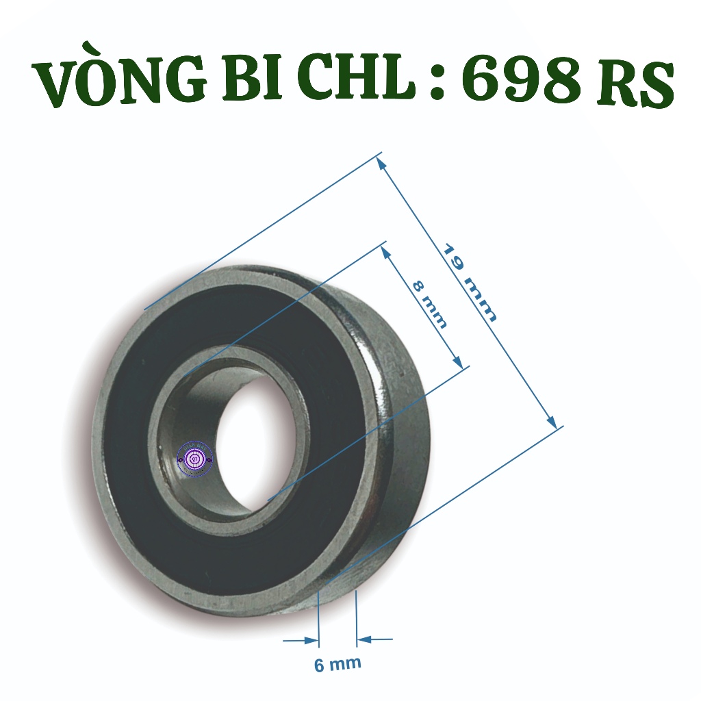Combo 5 Bearings 698 CHL - ลูกบอลความเร็วสูง 698