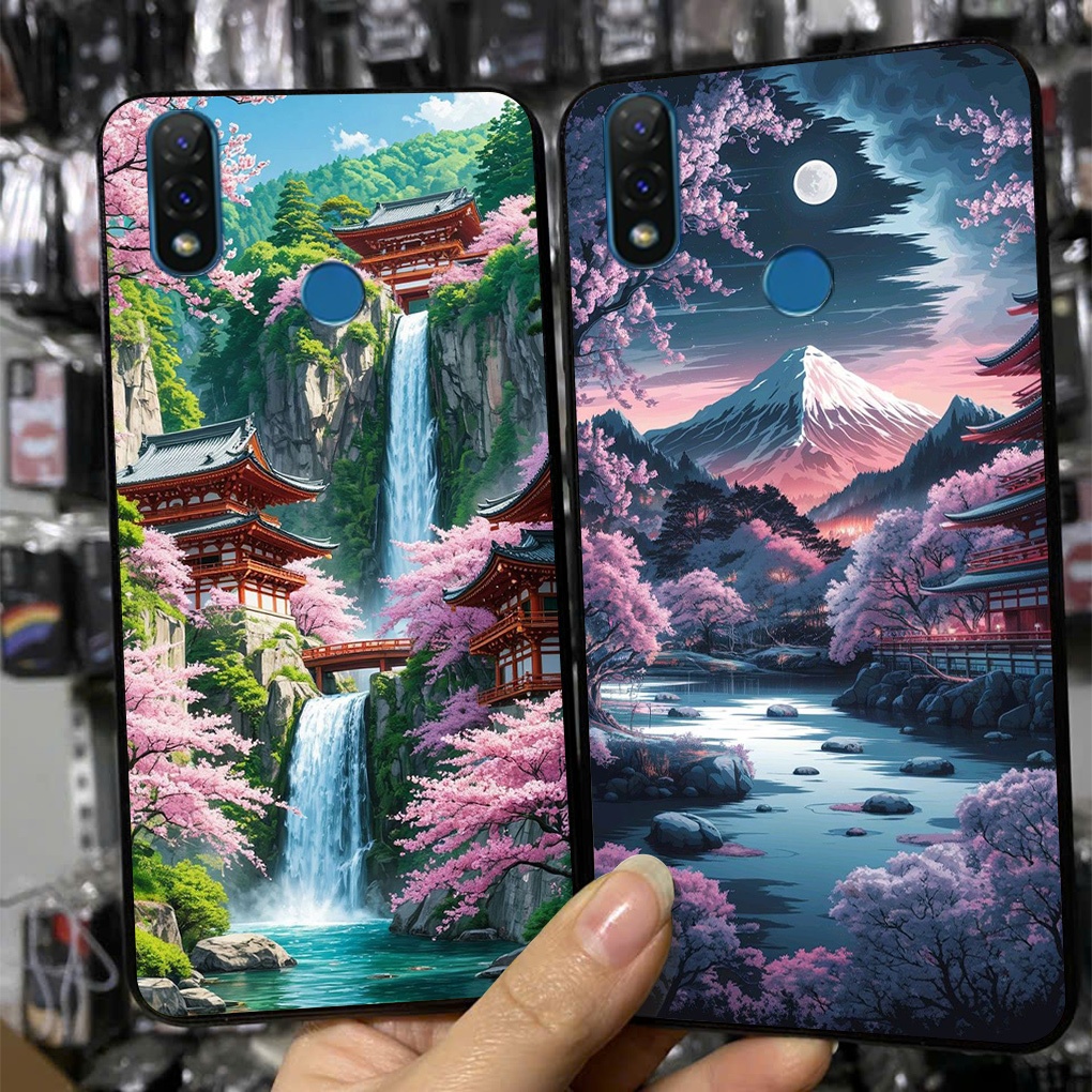 เคสสําหรับ vsmart Joy 2 Plus / Joy2+ พร้อมพิมพ์ลายภูมิทัศน์ใหม่ / เคส tpu ยืดหยุ่น