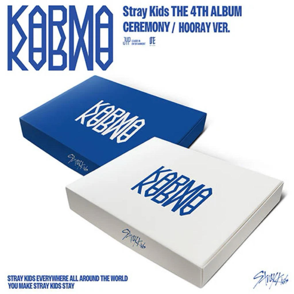 STRAYKIDS SKZ KARMA ALBUM (ตัวอย่างเต็ม EMPTY การ์ดสํารอง)