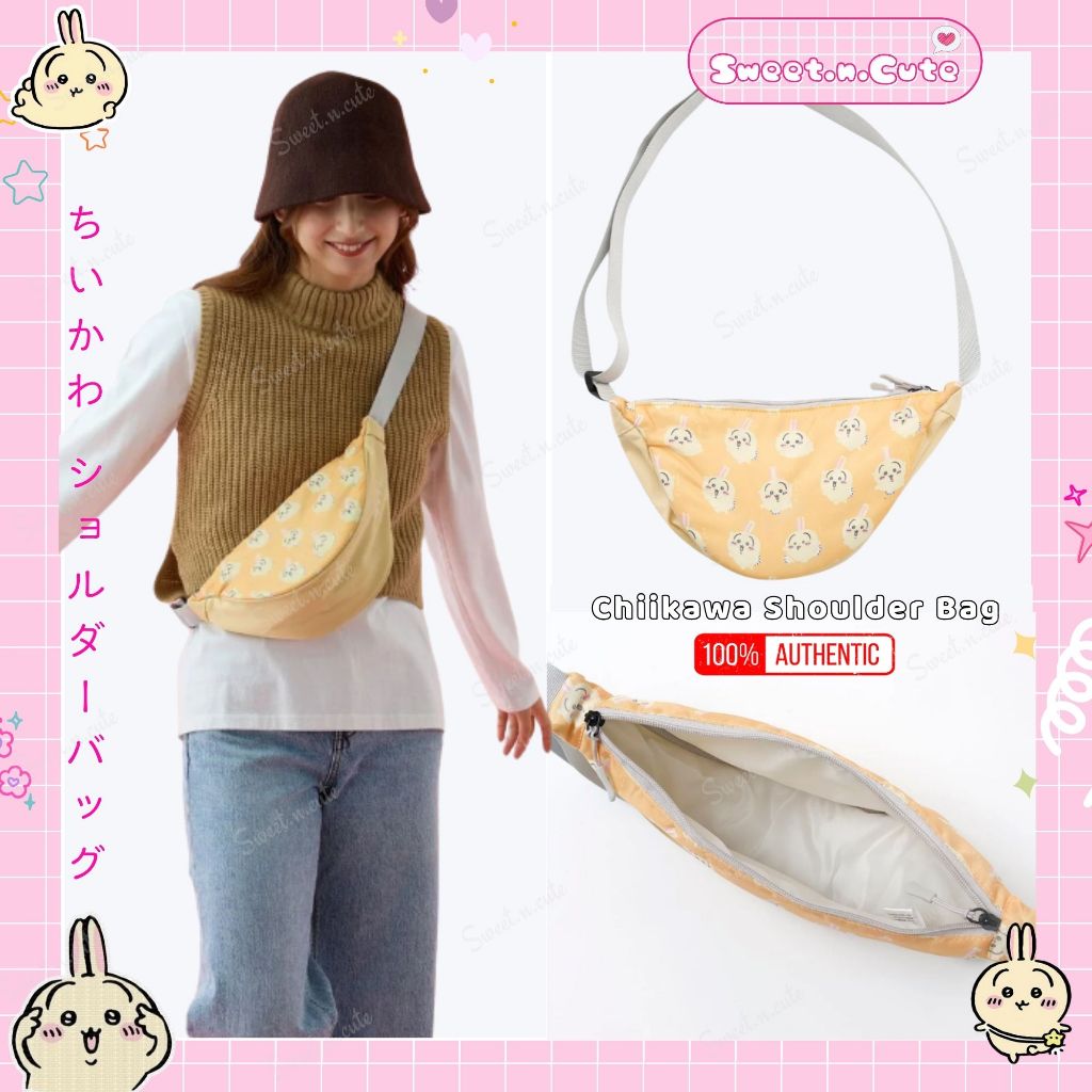 [ของแท้จากญี่ปุ่น - แท็กเต็ม] กระเป๋าเรือ Chiikawa - กระเป๋าสะพาย Chiikawa, กระเป๋าสะพายข้าง