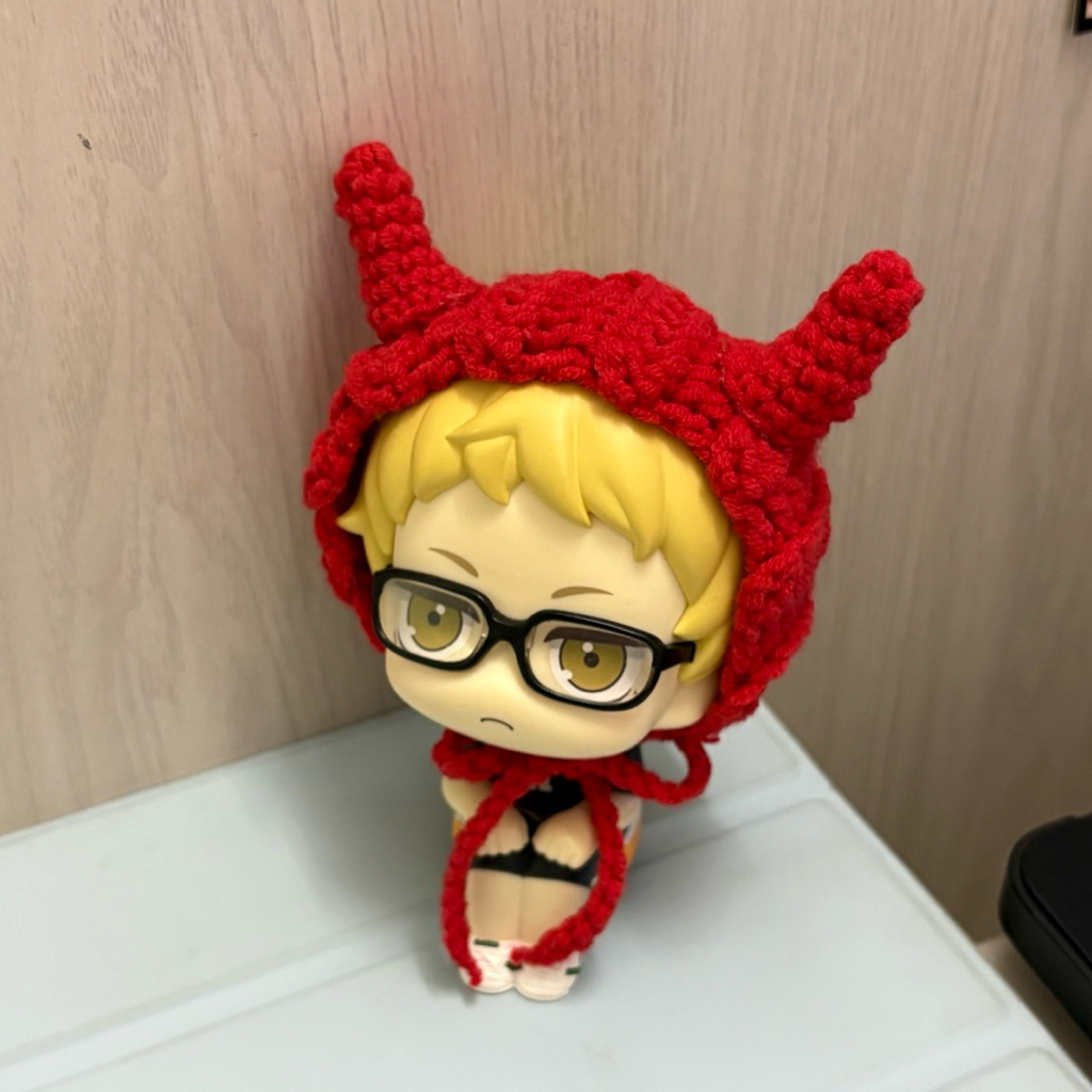 RED DEVIL HORN HEADBAND - ชุดฮาโลวีนทํามือสําหรับ Lookup/ ตุ๊กตา 10-20 ซม./ Fuwa/ Cbgrm/ ตุ๊กตา Lezh