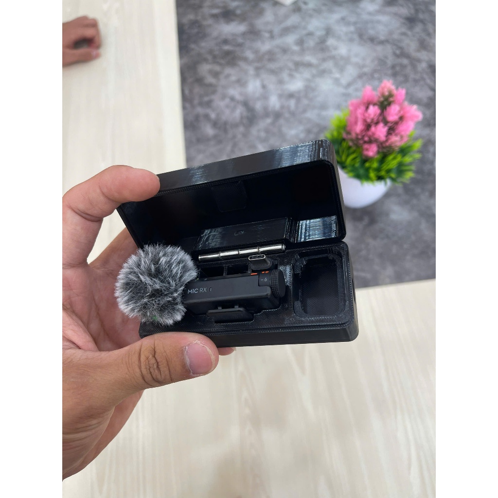 DJI Mic Mini - กระเป๋าใส่ DJI Mic Mini รุ่นเดียว - การออกแบบกล่องที่ออกแบบมาตาม MIC Mini รุ่นคอมโบ -