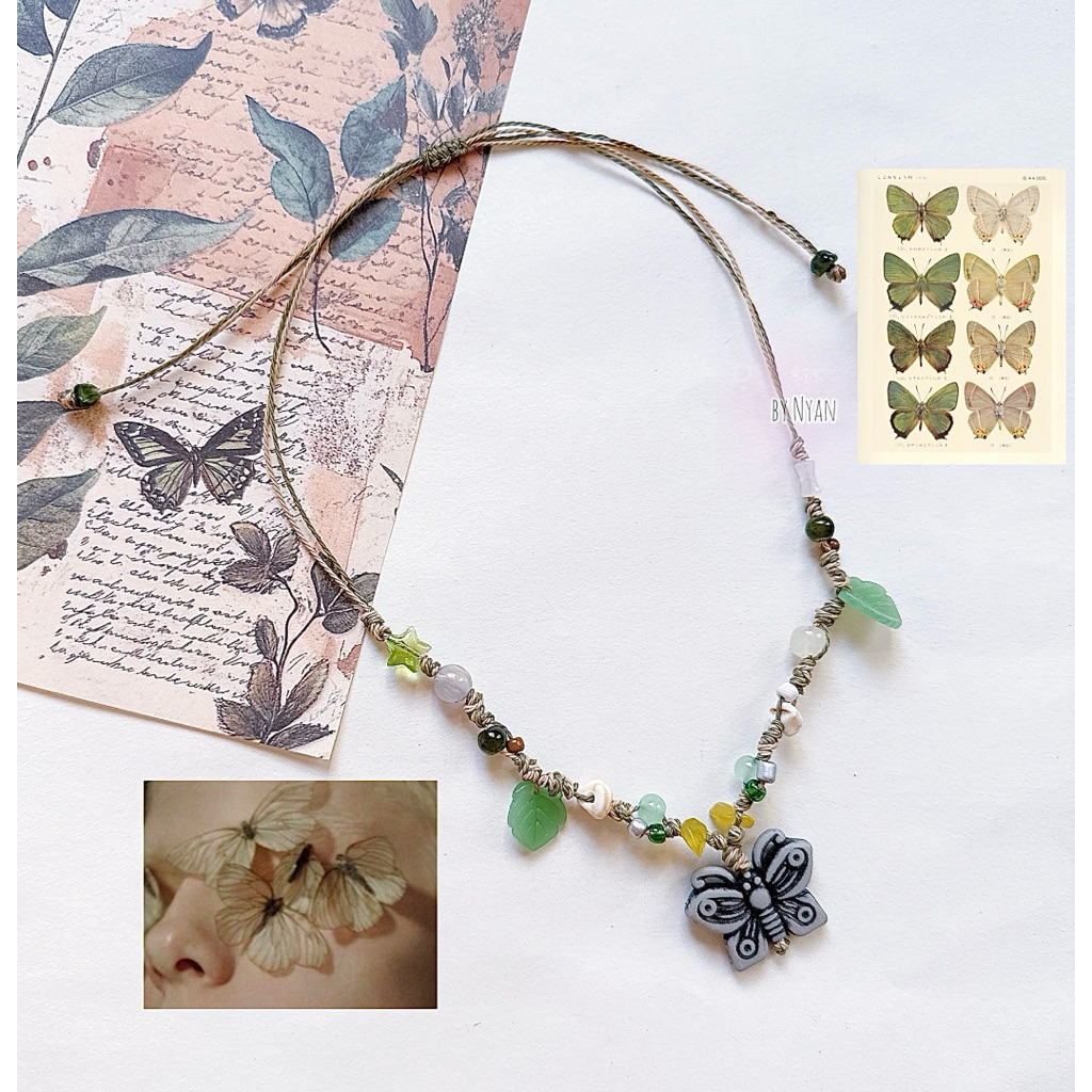 {ByNyan} สร้อยคอผีเสื้อแฮนด์เมด Soul Flutter