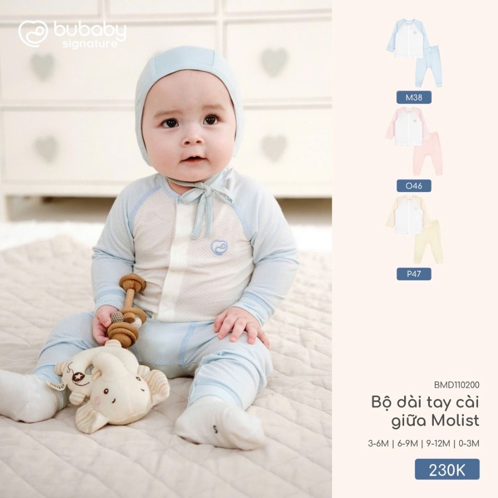 [BUBABY] ชุดกลางแขนยาว Molist