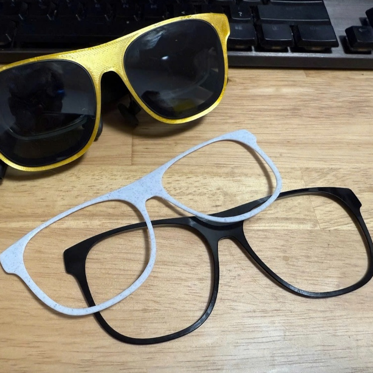 Custom 3D พิมพ์ XReal One Glass Mount