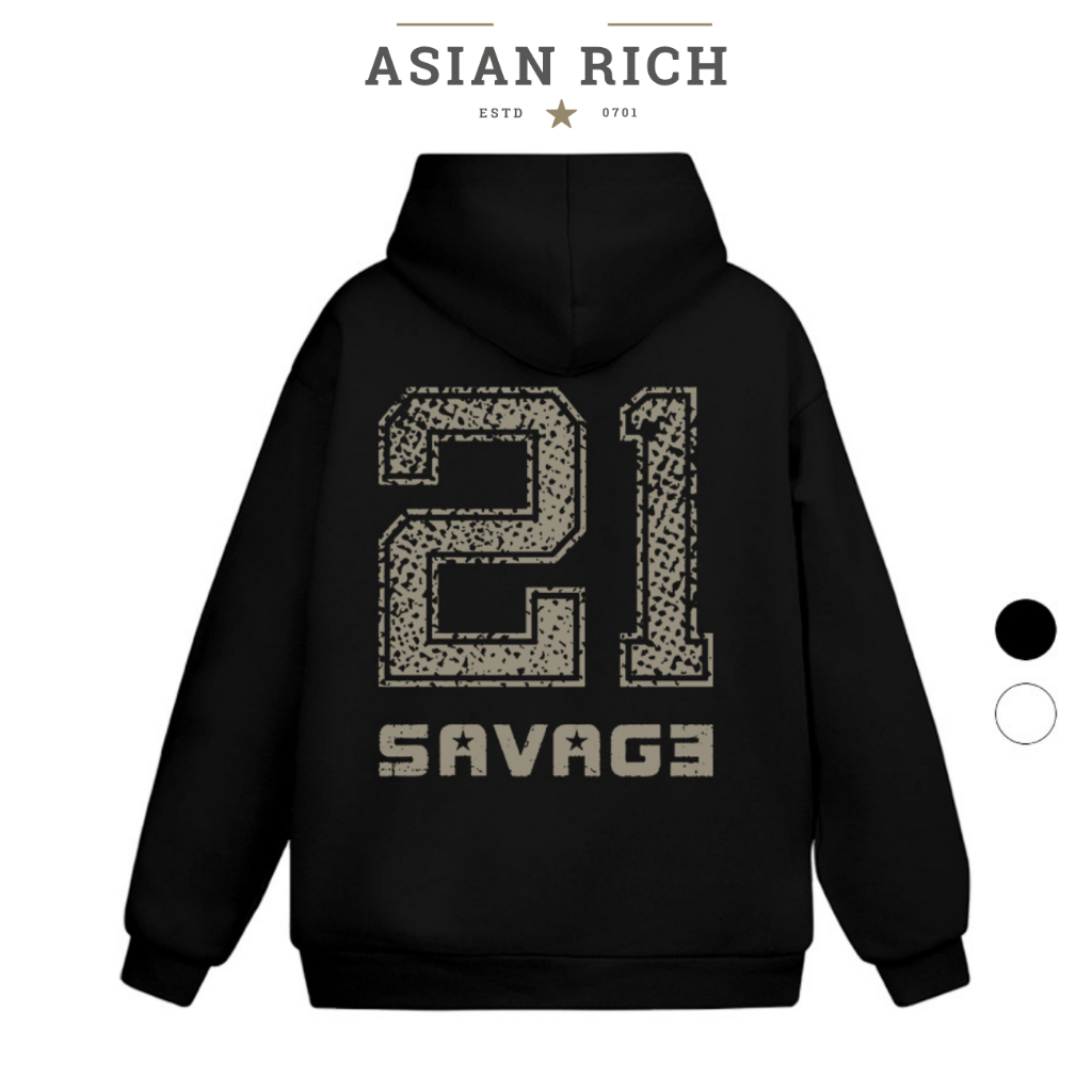 Asian Rich Premium Hoodie Savage 21 Graphic