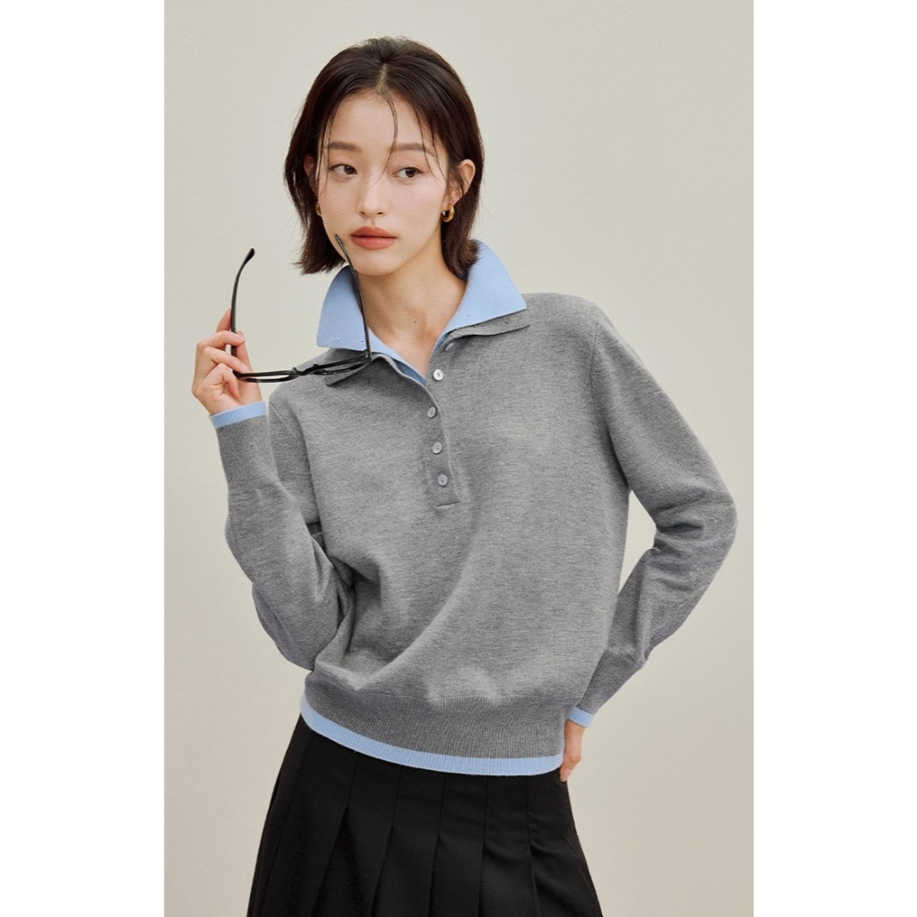 เสื้อสเวตเตอร์คอเต่า Azura Studio A246