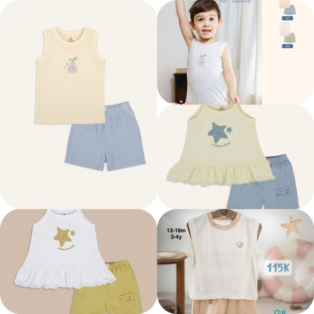 [BUBABY] bubaby ชุดสามรูสําหรับเด็กชายและเด็กหญิง