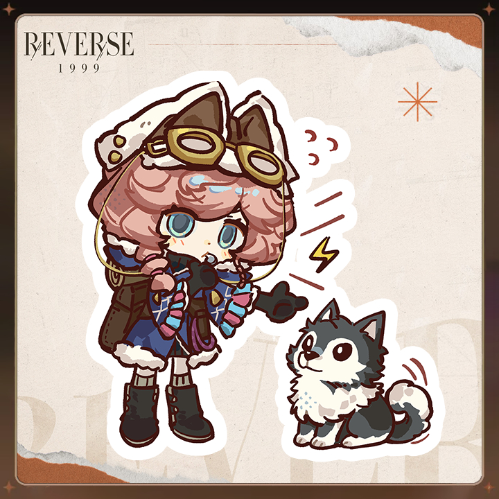 [Reverse 1999] สติ๊กเกอร์ Chibi Nautika, Moldir, Ulrich และ Sonetto (16 ภาพ)
