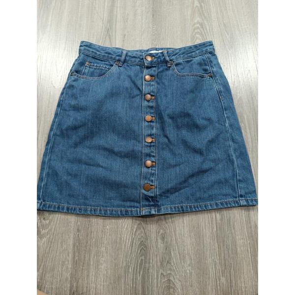 YISHION clearance - กระโปรงยีนส์ bymo - Size L