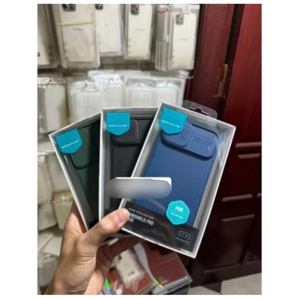 เคส Nillkin Camshield สําหรับ iphone 15 pro max, 15 pro, 15 plus, 15 ฝาสไลด์ป้องกันกล้อง