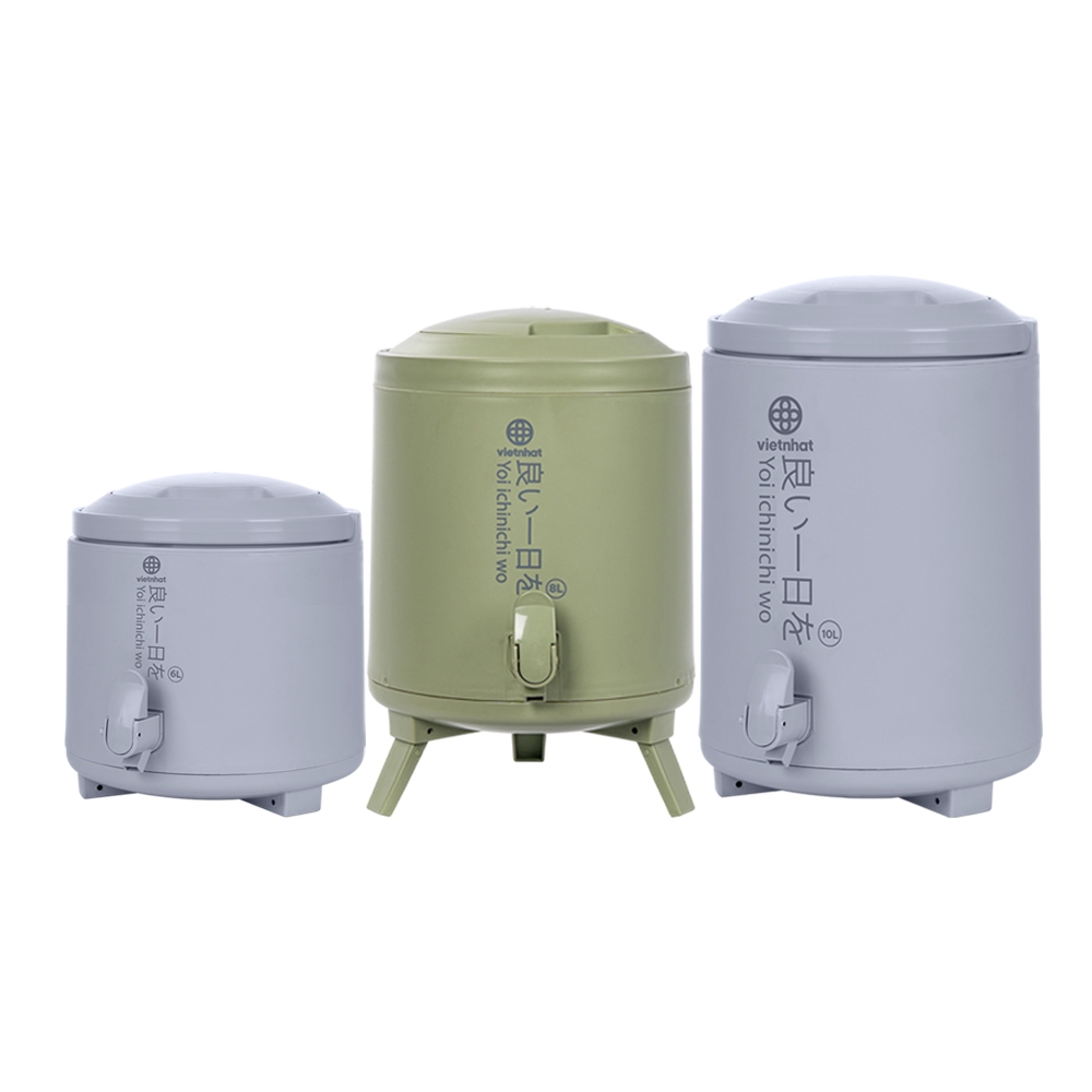 Viet Nhat Thermos Bottle 3946 - ความจุ 6L - 8L - 10 L Long-lasting Heat Retention ทนทาน ปลอดภัยเพื่อ