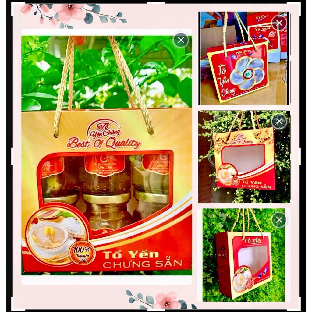Set 10 PRE-LOADED BIRDS NEST BOXES 6 70ml JARS ️ NO TRAY