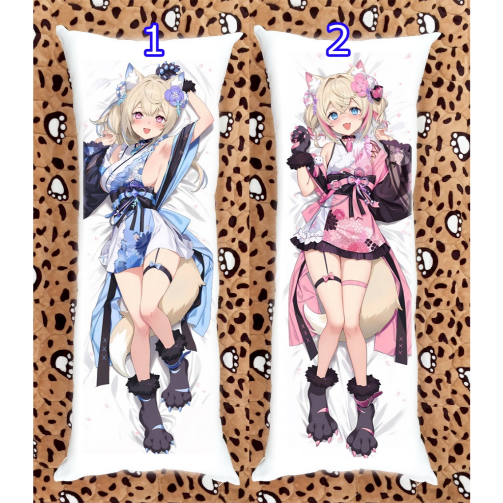 Hololive Fuwawa Abyssgard mococo หมอนนอนยาว 1mx40cm