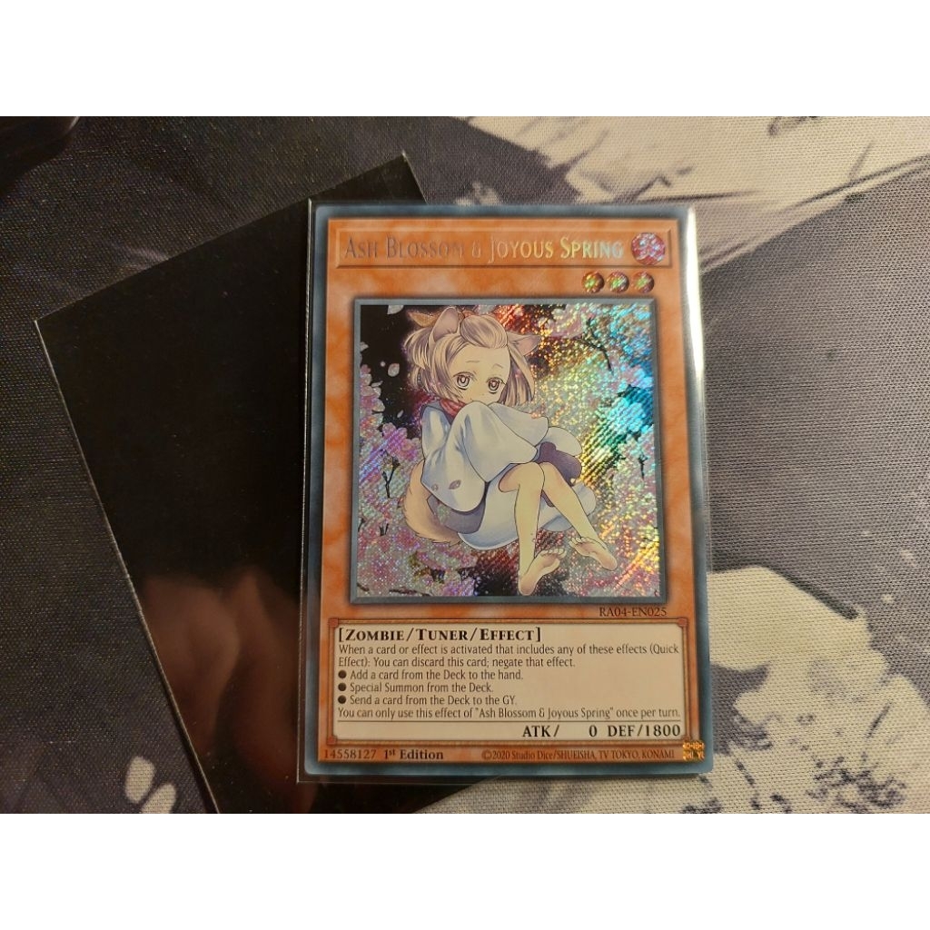 [US] Ash Blossom & Joyous Spring - RA04-EN025 - Secret Rare - รุ่นที่ 1