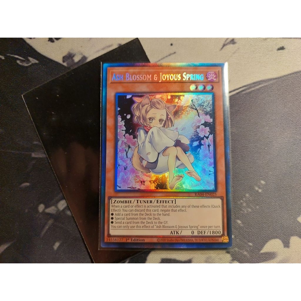 [US] Ash Blossom & Joyous Spring - RA04-EN025 - หายากของ Colector - รุ่นที่ 1