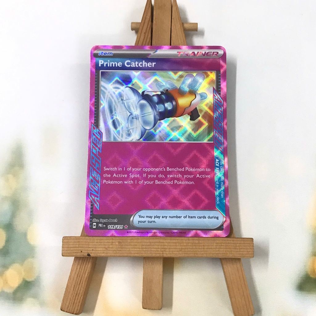 Pokemon Prime Catcher 119/131 - Prismatic Evolution Ace Spec การ์ดอ๊อดภาษาอังกฤษหายาก