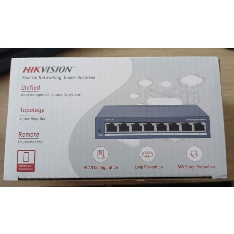 HIKVISION DS-3E1508-EI 1508 8-Port Gigabit Network Switch