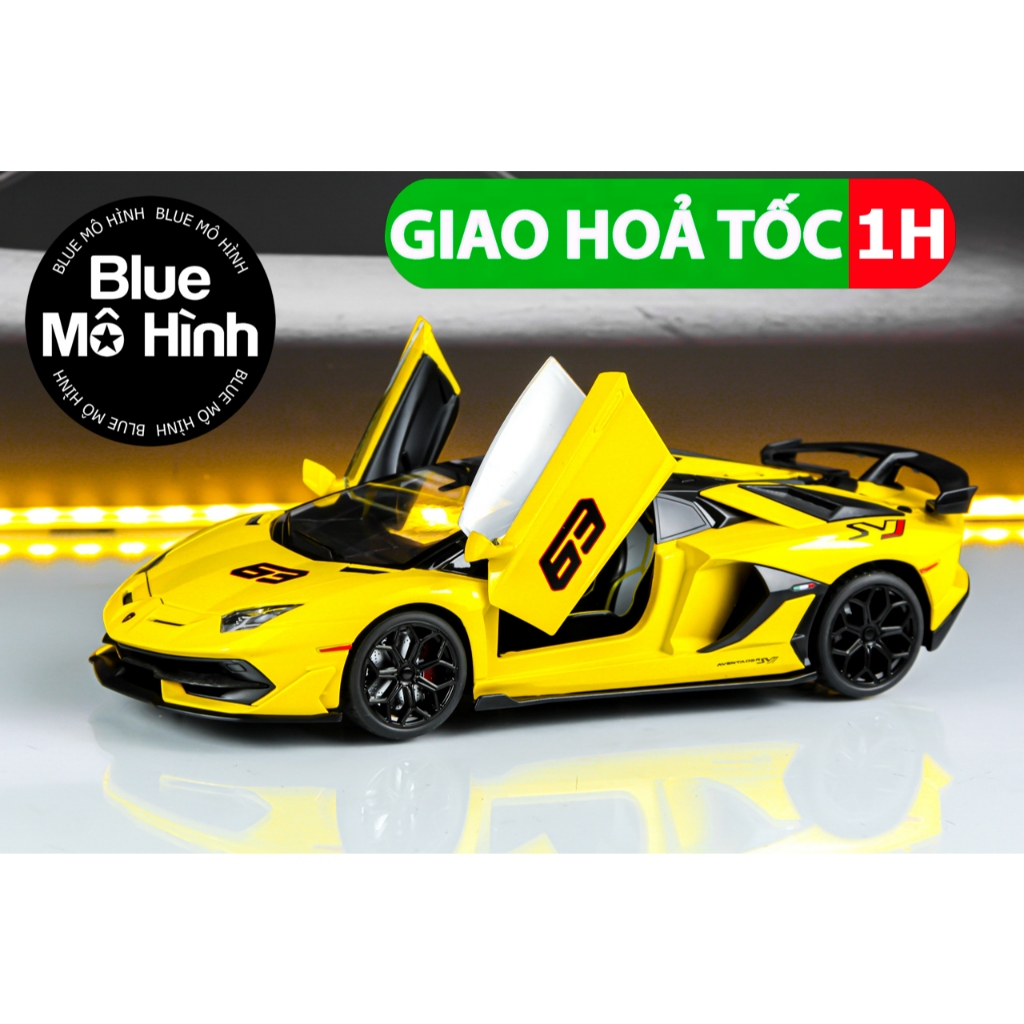 Aventador SVJ Roadster 1:18 รถโมเดล