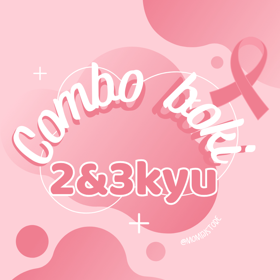 Boki Notebook Combo 3kyu และ 2kyu (สีชมพูและน้ําเงิน)