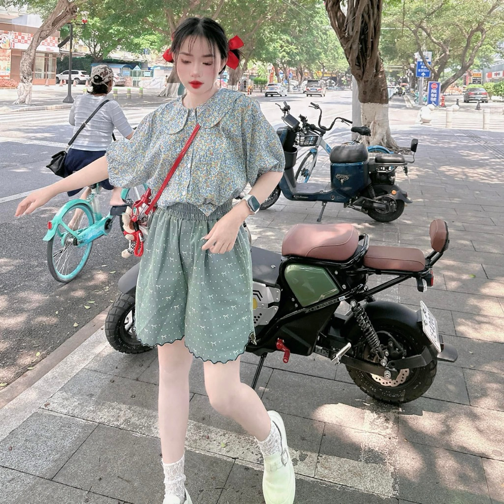 เสื้อเชิ้ตลายดอกไม้ QC pass