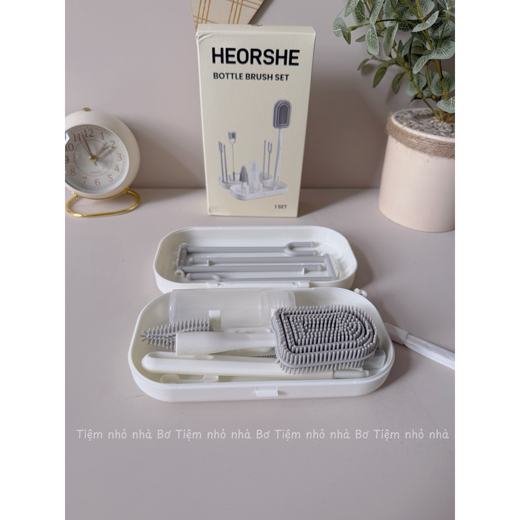 ชุดทําความสะอาดขวด + อาหารเด็ก HEORSHE PREMIUM