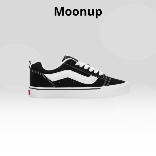 Vans Knu Skool Knu Shoes สีดํา รองเท้า Vans Knu กล่องบิลเต็ม