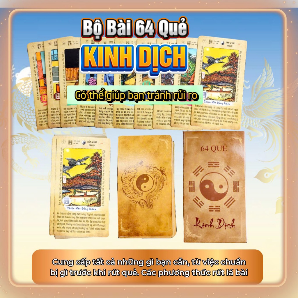 64-CARD I Ching CARD SET - THE KEY TO DECODING THE UNIVERSE [หนังสือสนทนารายละเอียดฟรี]