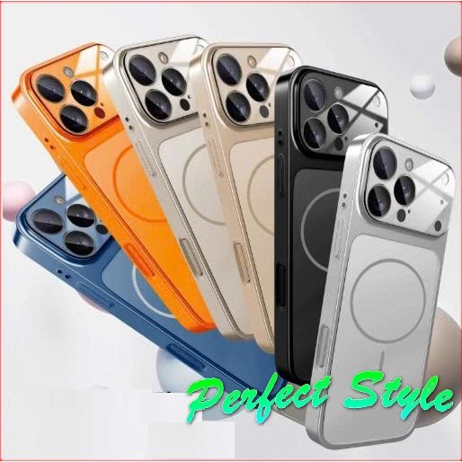 Bien Thanh ip 17 pro max - เคสแม่เหล็กสําหรับ IPhone 16 promax 15 14 13 พร้อมกระจกหรูหรา