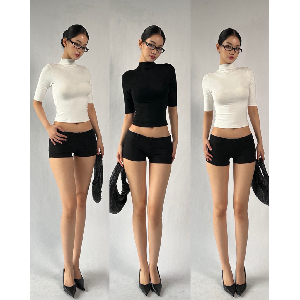 เสื้อยืดคอเต่าแขน - Vietanhsng - A55