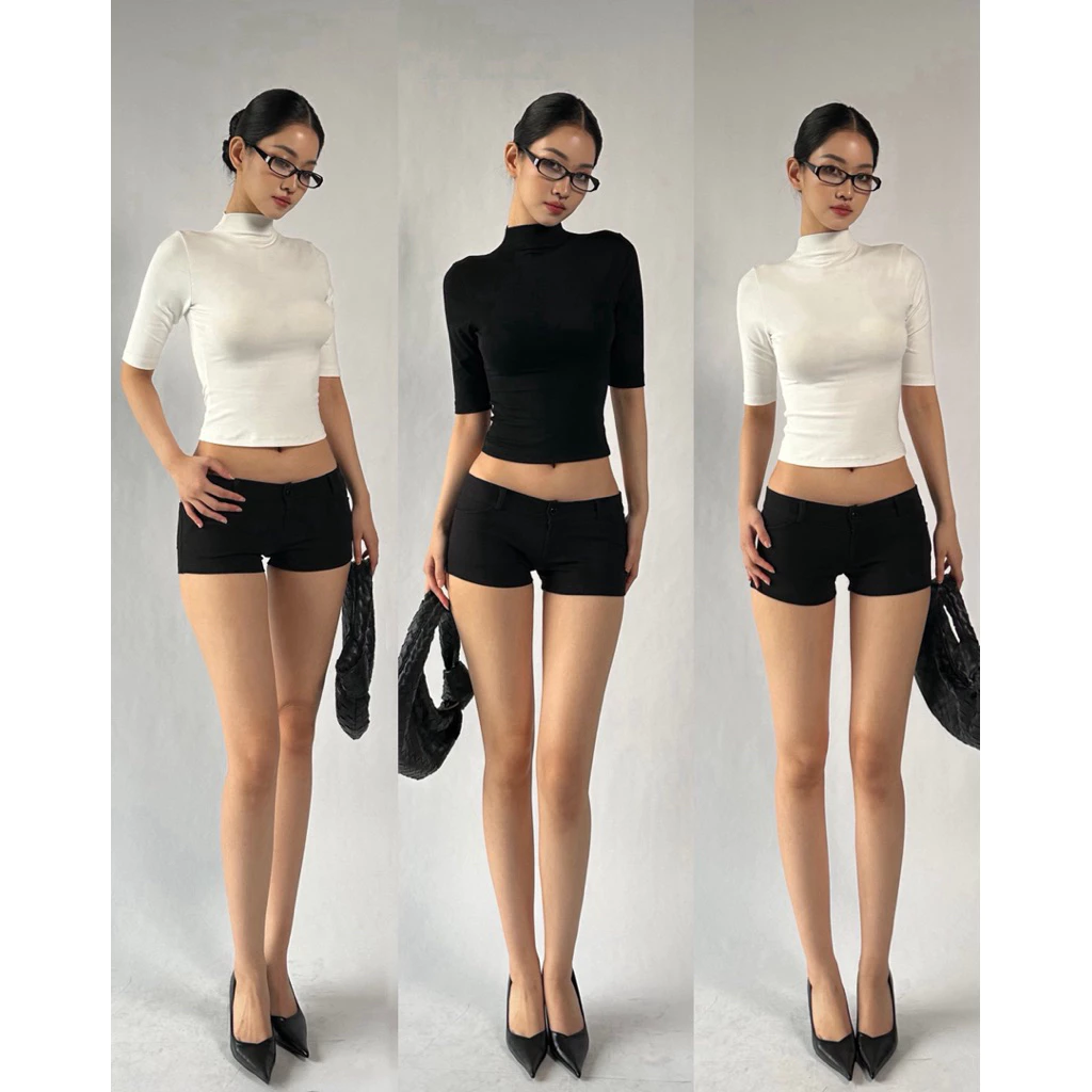 เสื้อยืดคอเต่าแขน - Vietanhsng - A55