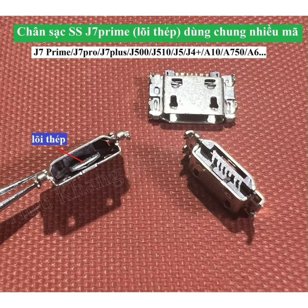 พอร์ตชาร์จแกนเหล็กแท้ J7prime A10 J5prime J7pro J500 J100 J320 J4plus J750 A810 และรุ่นอื่นๆอีกมากมา