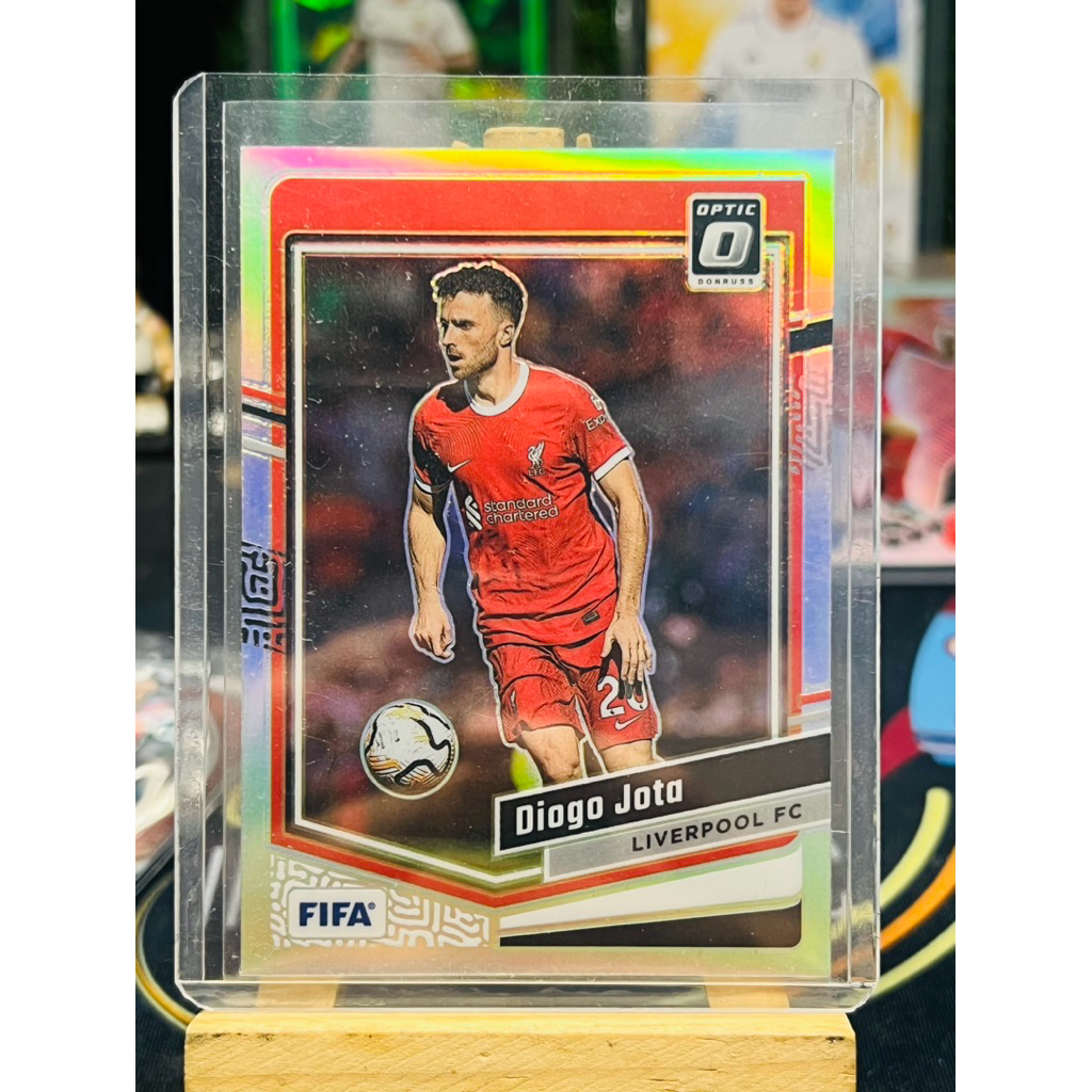 Diogo Jota Liverpool Optic Silver Panini Donruss 2023/24 การ์ดฟุตบอล