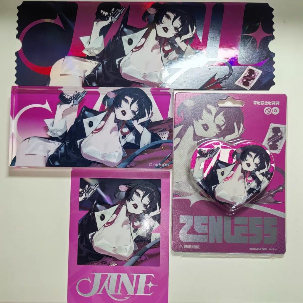 (ของแท้) ZZZ Mouse Jane Doe Badge - Badge Jane Doe Zenless Zone Zero