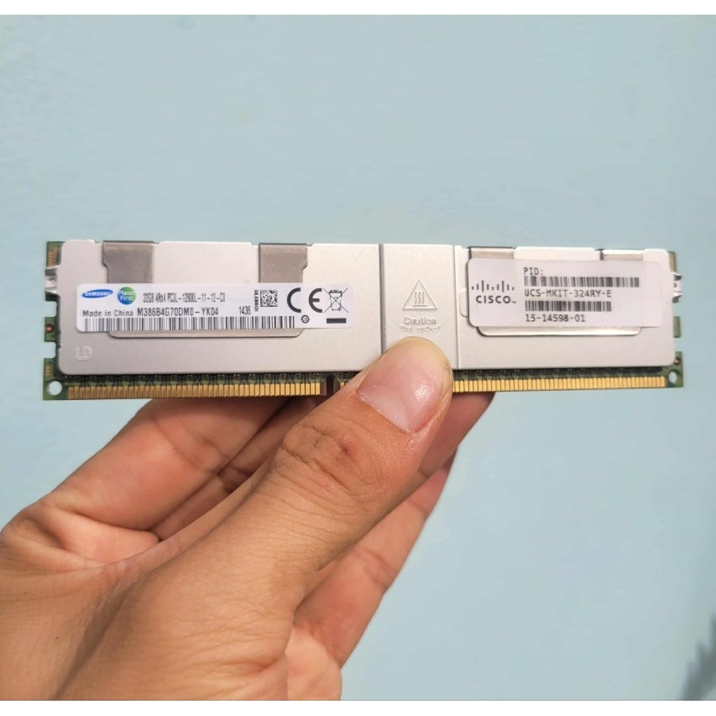 RAM ECC 32GB DDR3 BUS 1600MHZ INSTALL MAIN XEON X99 และ X79