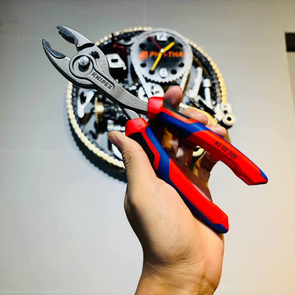 TWIN GRIP KNIPEX คีมเปิดสกรู 82 02 200 - ของแท้ GERMAN IMPORT
