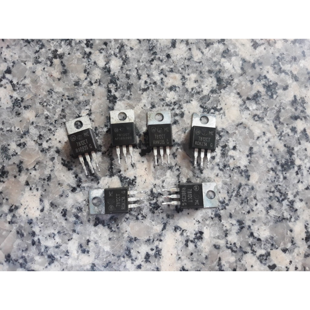 (10 ชิ้น) ตัวควบคุมแรงดันไฟฟ้า IC 7812CT 7812 ถอดแยกชิ้นส่วน TG1000