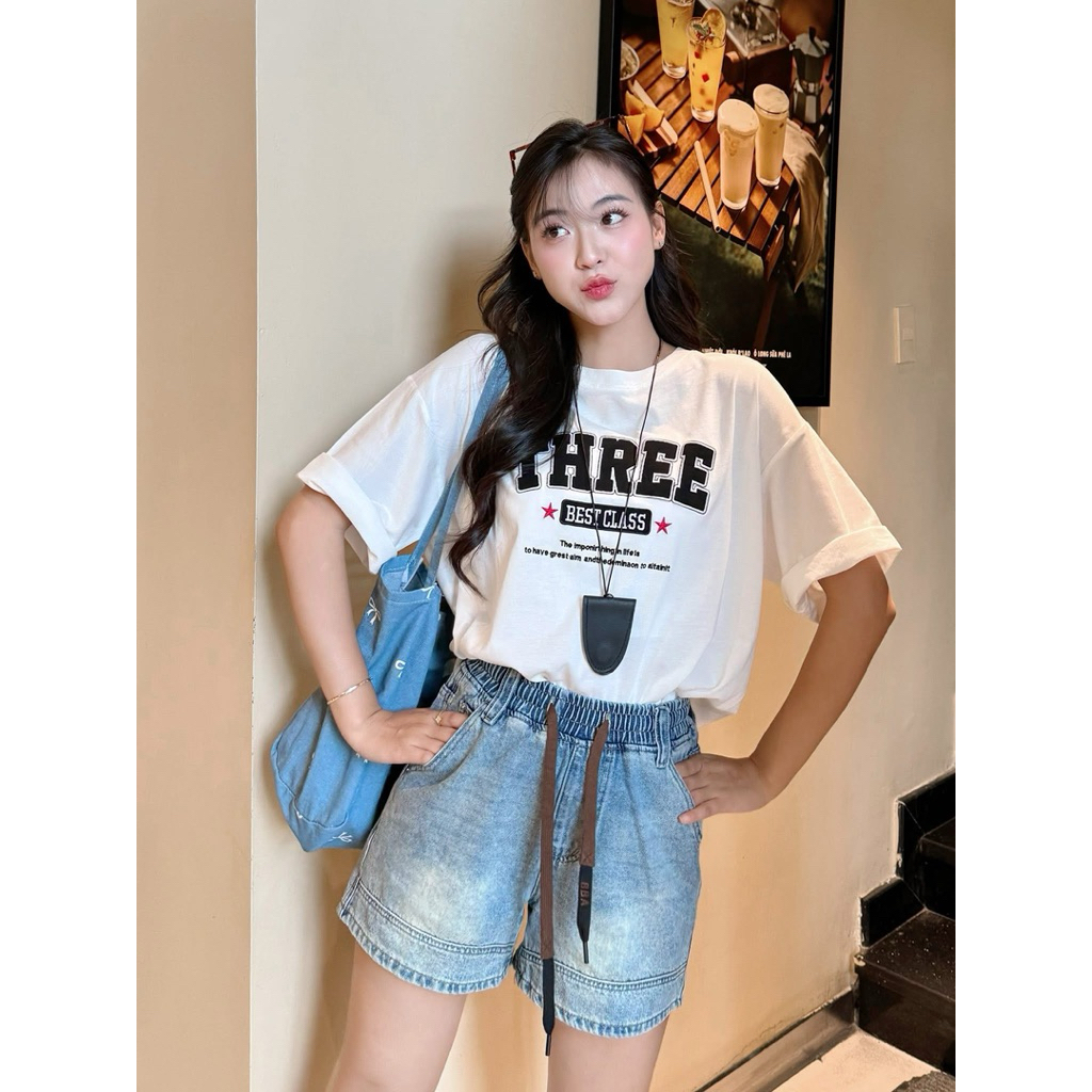 [TEARED STORE] เสื้อยืด - 6858 - THREE