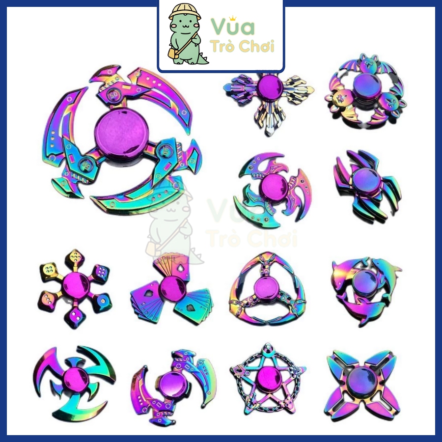 [โลหะ] Spinner Fidget Toy Infinity Spinner Nado ความเครียดบรรเทาของเล่นเด็ก Spinner