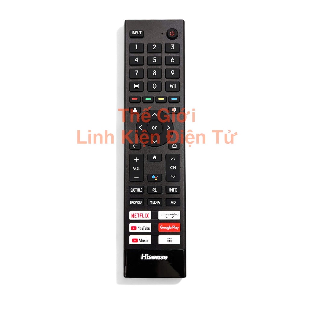 รีโมททีวี Hisense (เสียง)