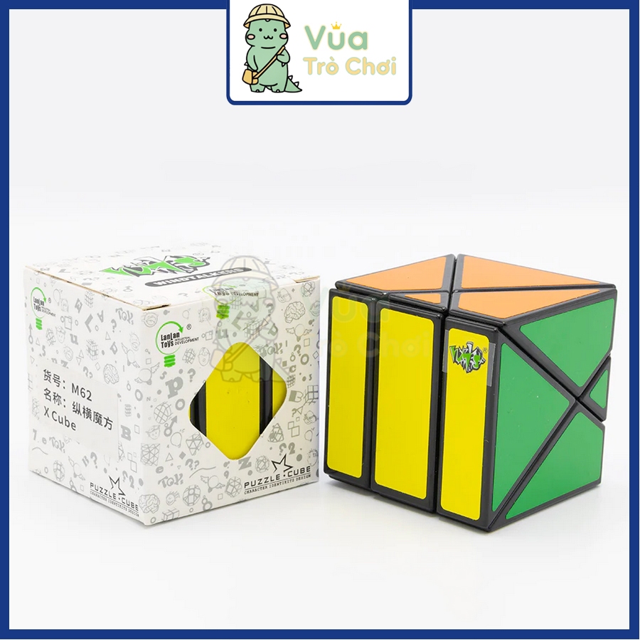 Rubik LanLan Skewb X Rubic Cube ของเล่นปัญญาตัวแปร 6 ด้าน